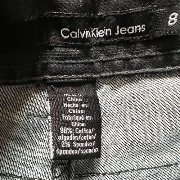 😊3/$30 Boys Sz 8 Calvin Klein Denim shorts NWT🏷 - Picture 5 of 8